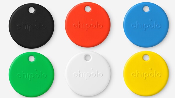 Le Chipolo Pop est disponible en six couleurs. (Source de l'image : Chipolo)