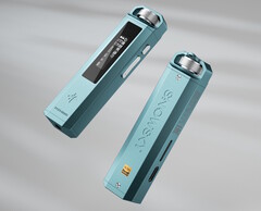 Le lecteur MP3 portable Fiio Snowsky Echo, compatible Hi-Res Audio, est disponible en bleu ciel.