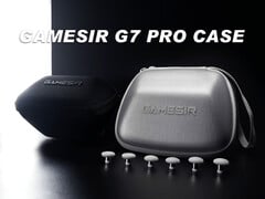 La mallette de transport GameSir G7 Pro est livrée avec trois paires de pouces. (Source de l'image : GameSir)