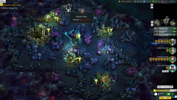Photo : une capture d'écran du jeu Heroes of Science and Fiction.