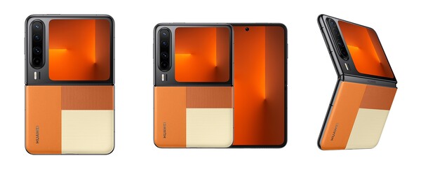Huawei Pura X Stylish Orange.