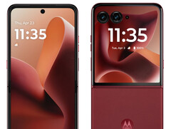 Le rouge Rio sera l&#039;une des quatre couleurs de lancement du Razr 60 Ultra. (Source de l&#039;image : via Evan Blass)