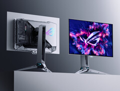 Le ROG Swift OLED PG27AQWP-W est certifié VESA DisplayHDR 500 True Black et offre une couverture de 99,5 % de l&#039;espace colorimétrique DCI-P3. (Source de l&#039;image : Asus)