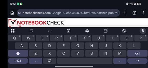 Oppo Find X9s Pro : Clavier par défaut
