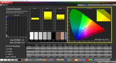 CalMAN ColorChecker (espace colorimétrique cible P3)