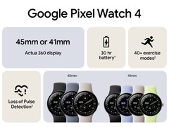 Image promotionnelle officielle de la Pixel Watch 4. (Source de l&#039;image : Evan Blass sur X)