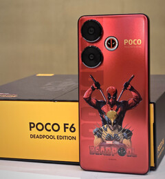 Le POCO F6 Deadpool Edition arrivera avec un design distinctif. (Source de l'image : @Himanshu_POCO)