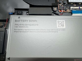 Informations sur la batterie