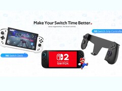 Les Abxylute N6 et N9 sont des manettes à venir pour la Nintendo Switch 2. (Image source : Abxylute)