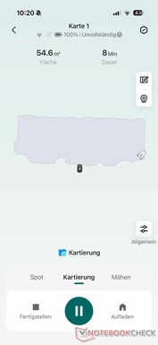 La carte se dévoile progressivement.