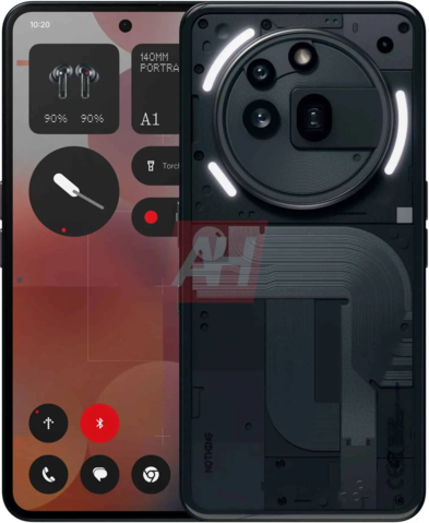 Nothing Phone (3a) Pro design (source d'image : Android Headlines)