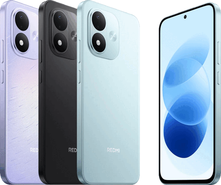 Le Redmi Note 17 5G est disponible en trois coloris.