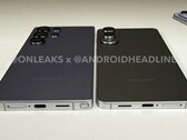 Le Samsung Galaxy S25 Edge est près de 30 % plus fin que le Galaxy S25 Ultra. (Source de l'image : @OnLeaks / Android Headlines)