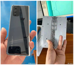 Il pourrait s&#039;agir de l&#039;un des deux smartphones pliables que Xiaomi prévoit de sortir cette année. (Image source : Weibo)