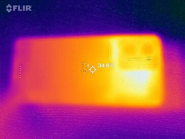 Carte thermique du dos