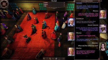 Photo : une capture d'écran du jeu The Necromancer's Tale.