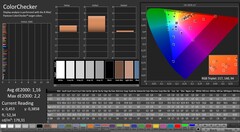 CalMAN : ColorChecker (calibré)