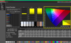 ColorChecker avant l'étalonnage (sRGB)