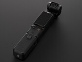 La DJI Osmo Pocket 3 dans sa poignée de batterie. (Source de l'image : @Quadro_News)