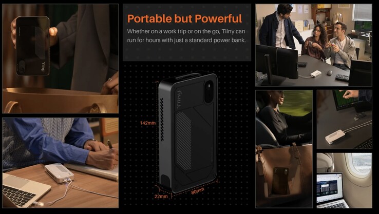 Le mini PC Pocket Lab est extrêmement compact.