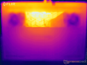 Test de résistance aux températures de surface (en bas)