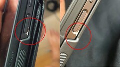 Galaxy Le Z Fold 6 de 1700 $ et peut-être d'autres téléphones Samsung ont un problème de peinture qui s'écaille. (Source de l'image : u/Hungry_Low_3149, édité)