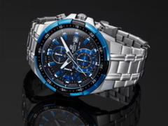 Deux montres Casio Edifice EFR539D (EFR539D-1A2V en photo) ont été commercialisées aux États-Unis. (Source de l'image : Casio)