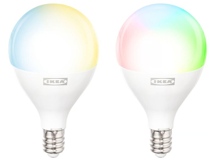 L'ampoule LED IKEA Kajplats E12 smart globe/opal white 