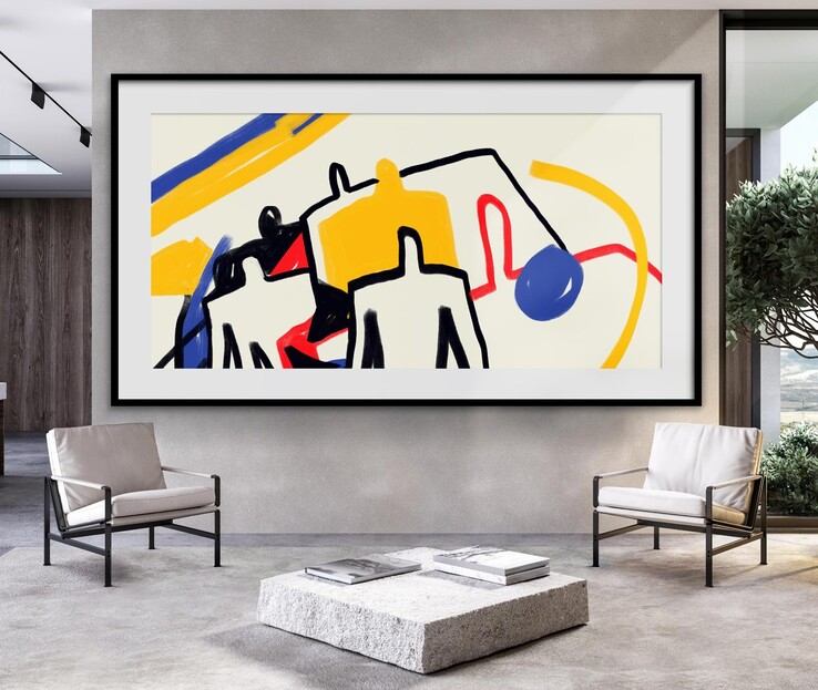 L'écran LG Magnit Active Micro LED peut afficher une sélection de chefs-d'œuvre artistiques lorsqu'il n'est pas utilisé. (Source de l'image : LG)