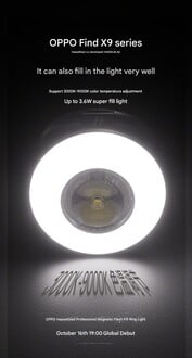 La lumière d'appoint (Image source : Oppo - machine translated)