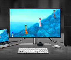 Le BenQ PD3225U dispose d'un commutateur KVM et est compatible avec les contrôles de luminosité intégrés à macOS. (Source de l'image : BenQ)