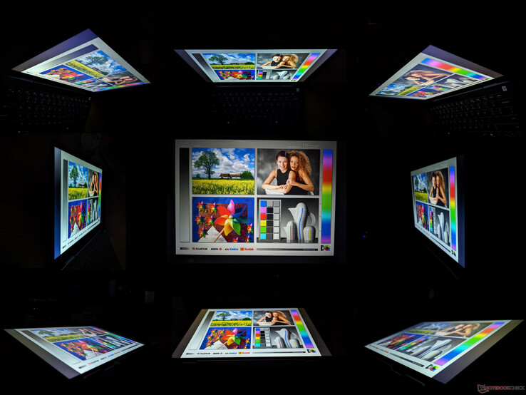 Grands angles de vision IPS pour les modes portrait et paysage. Les couleurs et le contraste se dégradent sous des angles extrêmes