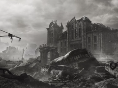 Une capture d'écran du département de police de Raccoon City dans Resident Evil Requiem (source d'image : Capcom)