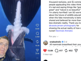 GatorChris explique dans une vidéo que les baleines ne se nourrissent pas de cette façon