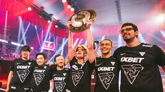 L'équipe de Tundra Esports, championne de Dota 2 (Image source : Dota 2)