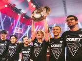 L'équipe de Tundra Esports, championne de Dota 2 (Image source : Dota 2)