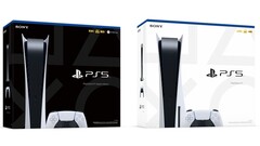 Edition numérique (L) et standard PS5 (R). (Source de l&#039;image : Sony/@videogameeals - édité)