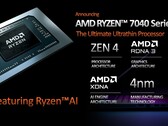 Certains processeurs Ryzen 7040 Phoenix-HS comprendront un moteur AMD XDNA AI. (Source : AMD)