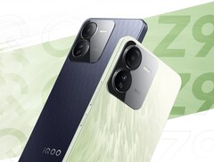 L&#039;iQOO Z9 est doté d&#039;un écran AMOLED d&#039;une luminosité de 1 800 nits et d&#039;un double appareil photo de 50 MP. (Image : Vivo)