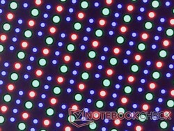 Réseau de sous-pixels OLED RVB d'une grande netteté
