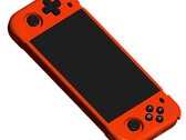 La XU40 H55 semble s'inspirer de la Switch Lite, mais avec un d-pad et un joystick gauche repositionnés. (Source de l'image : XU Retro via Retro Handhelds)