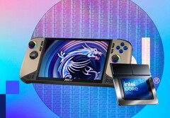Le MSI Claw 8 AI+ a été présenté pour la première fois à l&#039;IFA 2025. (Source de l&#039;image : MSI, Intel, édité)