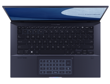 Asus ExpertBook B9 - Clavier. (Image Source : Asus)