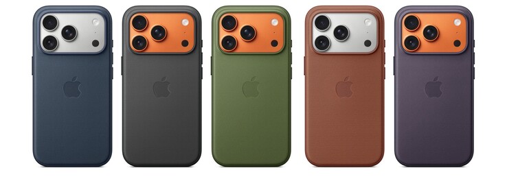 Les étuis TechWoven. (Source de l'image : Apple)