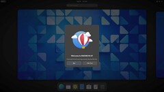 Écran d'accueil de GNOME 47 Beta (Image source : GNOME Discourse)