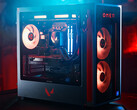 La nouvelle édition limitée de l'Omen 35L présente un design sur le thème de Valorant. Sur la photo : l'ordinateur de bureau pour joueurs. (Source de l'image : HP)