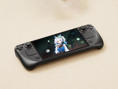 Un appareil Steam Deck avec l'image de couverture de Demonic Mahjong (Source de l'image : Valve ; édité)