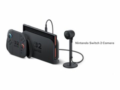 La Nintendo Switch 2 Camera se connecte via USB-C à la Nintendo Switch 2 (source d'image : Nintendo)