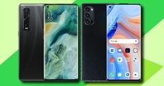 Les Oppo Find X2 Pro et Reno4 Pro 5G utilisent la superposition ColorOS Android de la société. (Image source : Oppo - édité)