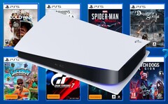 Le SSD embarqué de la PS5 peut être rapidement rempli par des titres populaires de la PS5 comme Call of Duty et Demon&#039;s Souls. (Source de l&#039;image : Sony - édité)